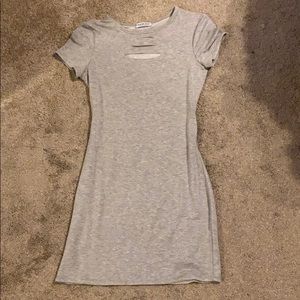 Grey fashion nova dress